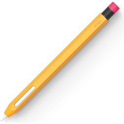 Elago Classic Pencil Case Compatible with Apple Pencil 2nd Generation Cover Sleeve, Classic Design, Compatible with Magnetic Charging and Double Tap (Must Read Installation Instructions) [Yellow]